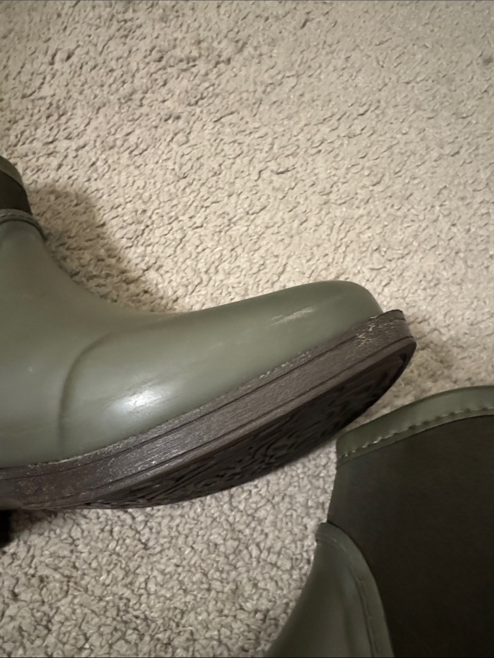 UGG Green Short Waterproof Ankle Boots - Picture 11 of 13